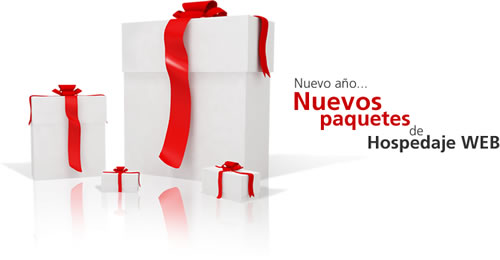 Nuevo a&ntilde;o... Nuevos paquetes de Hospedaje WEB